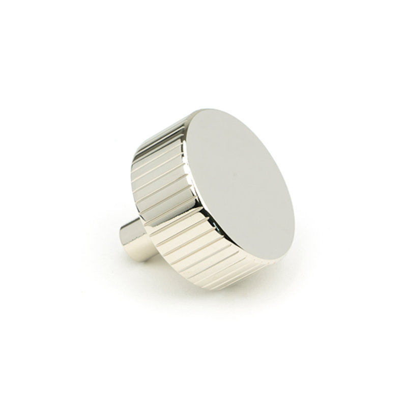 Round Knob, 4 cm, Polished Nickel