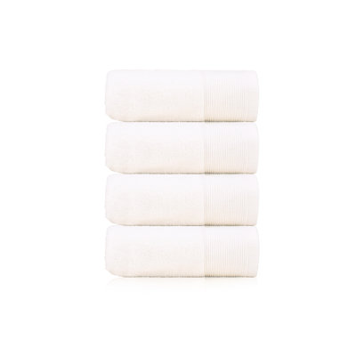 Ensemble de serviettes essuie-mains 100% coton 4 pièces Hardee