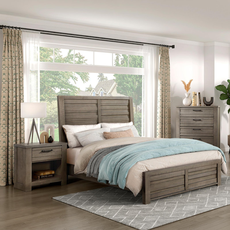 Lit standard Brownson, Très grand, Gris
