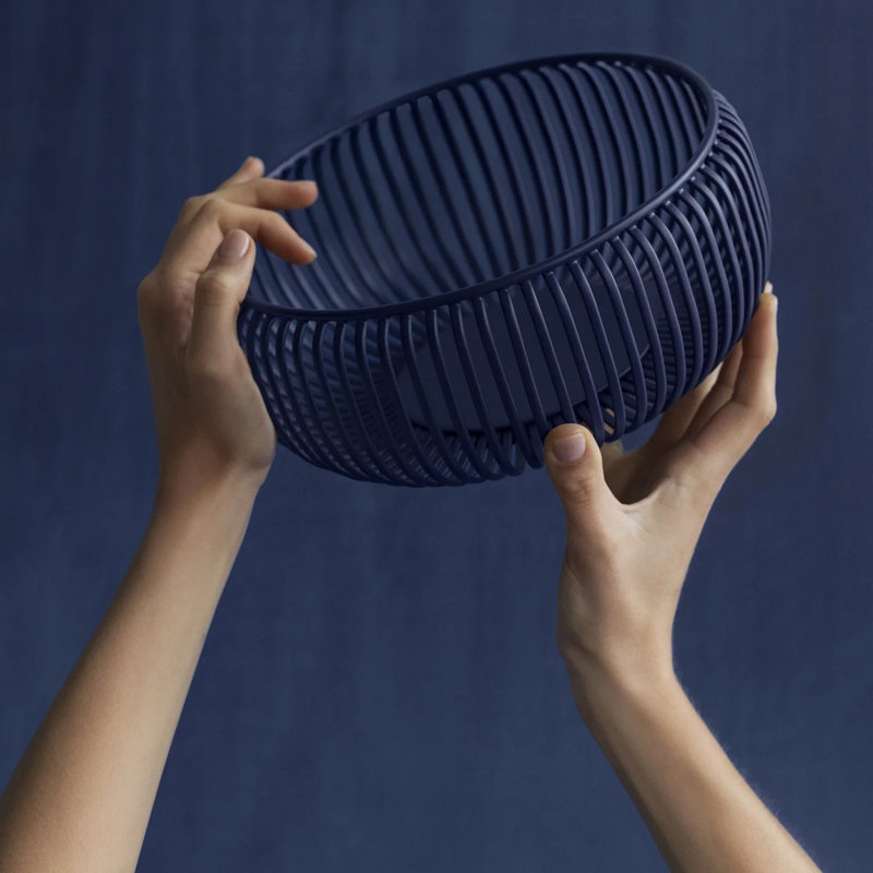 Blomus Bowl, Blue, 10cm H x 25cm W x 25cm D