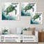 Tortue aquarelle nageant II - reproduction sur toile-1958842622-1958844165