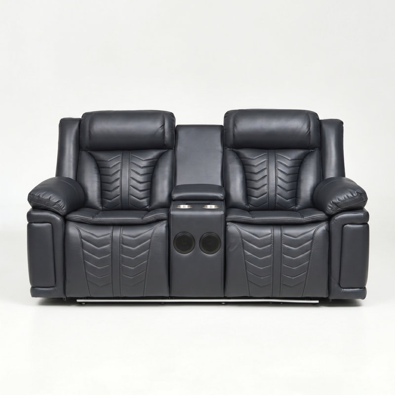 Causeuse inclinable électrique luxueuse Electra, Dark Grey