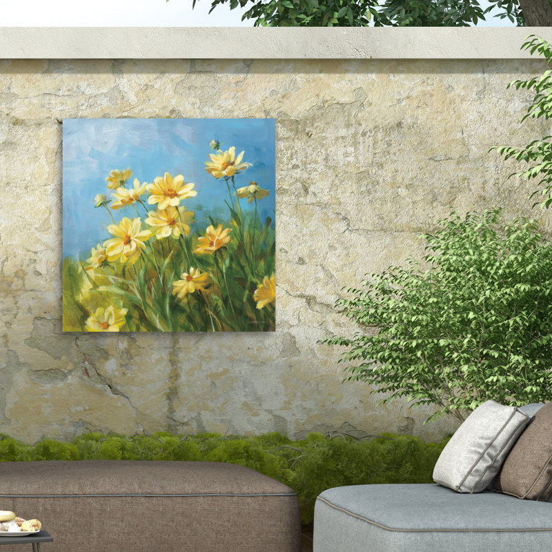 Toile d'extérieur Danhui Nai Summer Field I, H 35 po x l 35 po