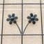 Ensemble de 2 treillis de jardin en métal 86,7 "x 19,7" antirouille pour plantes grimpantes support de fleurs extérieur noir
