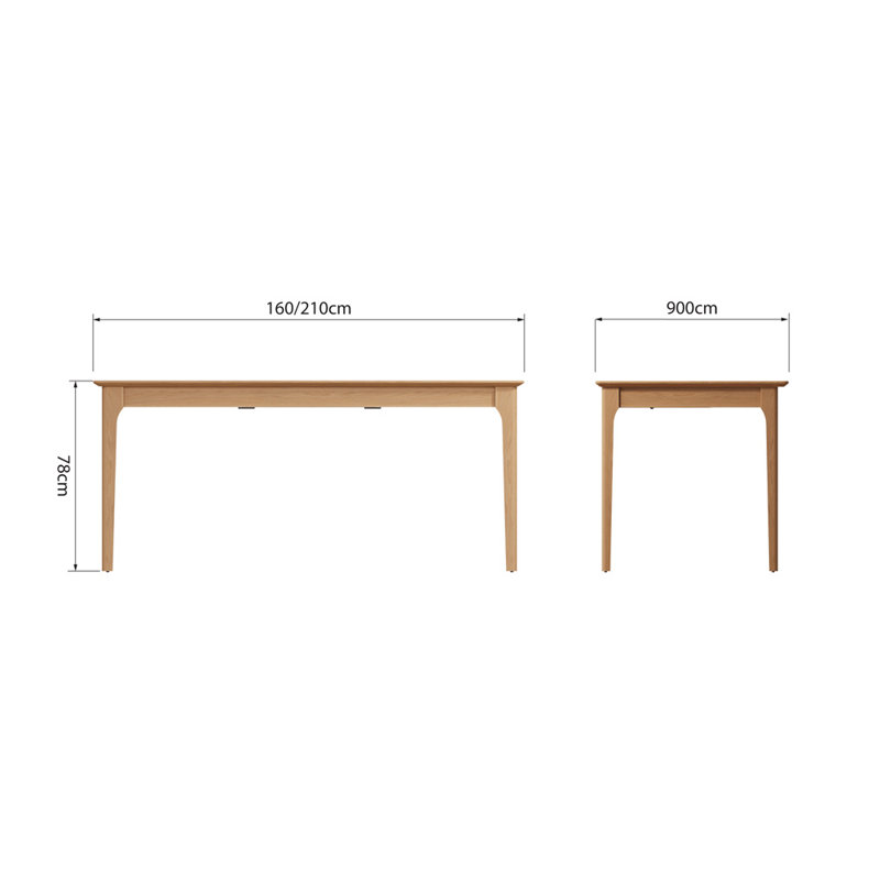 Bisbrooke 1.2M Butterfly Extending Table, 78cm H x 160cm W x 90cm D