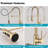 Kitchen Faucets, Spring Kitchen Sink Faucets with Soap Dispenser