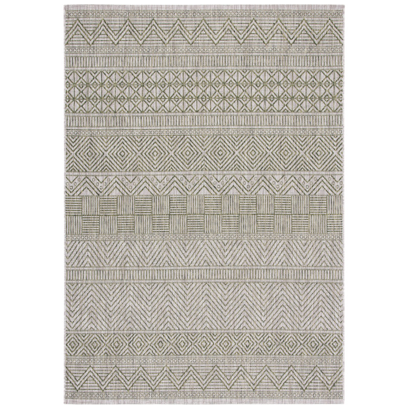 Tapis d'intérieur / extérieur Jonko Performance Southwestern, Rectangle 6 pi 7 po x 9 pi 6 po