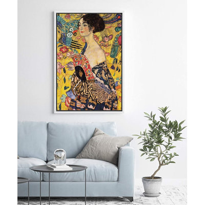" Lady With Fan " by Gustav Klimt
