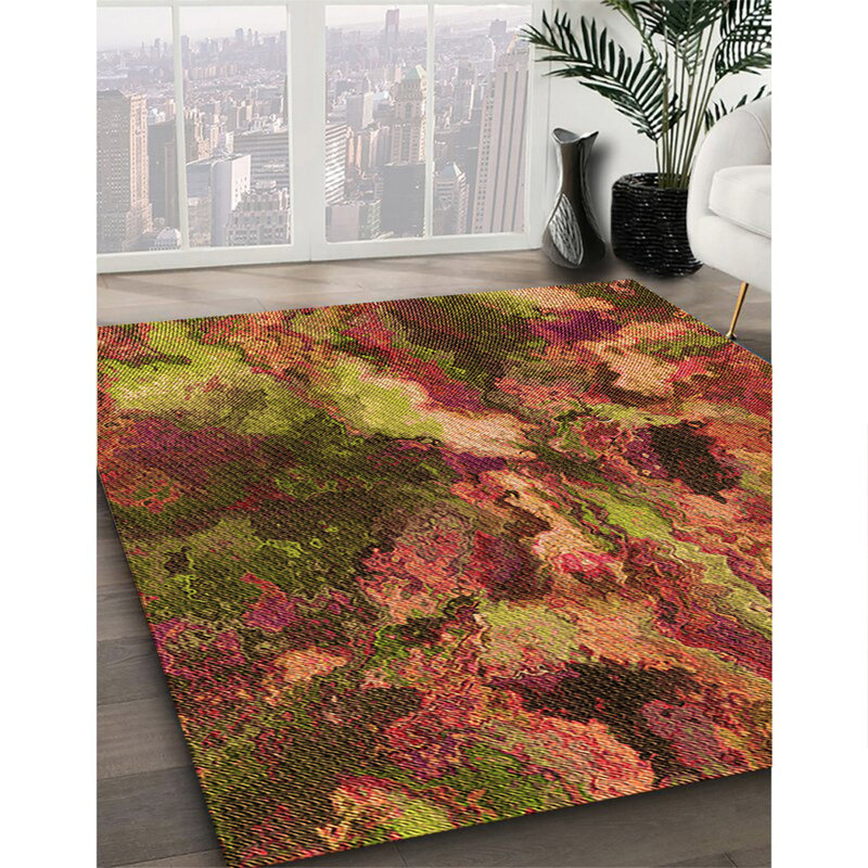 Tapis 100% à motif lavable à la machine 2989 6, Rectangle de 2 pi x 3 pi