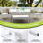 6-Piece Patio Dining Set With 4 Chairs And 1 Bench