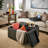 Bleona Faux Leather Ottoman