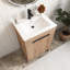 24" Freestanding Bathroom Vanity With Ceramic Sink-75265047