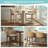 Lily Pond Playa Handcrafted Rattan & Wood Counter Stool 25" H-93419546