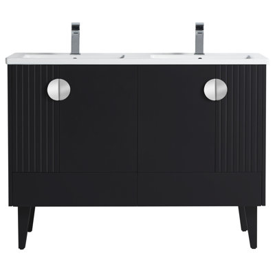 Ensemble de meuble-lavabo double 47 po Saimah