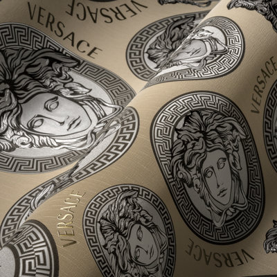 Versace Midnight Sky Monarch Unpasted Vinyl Wallpaper