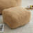 Boneless Bean Bag Chair Floor Sofa With Footstool-697919579