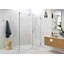 Illume 60 in. x 42.5 in. x 78 in. 90-degree Fully Frameless Wall Hinged Glass Shower Enclosure-675168674