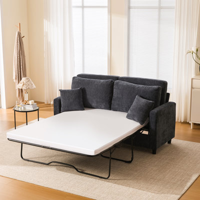 Causeuse, canapé-lit, canapé-lit avec matelas pour le salon