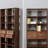 Light luxury unique design bookcase