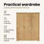 Manufactured Wood Wardrobe