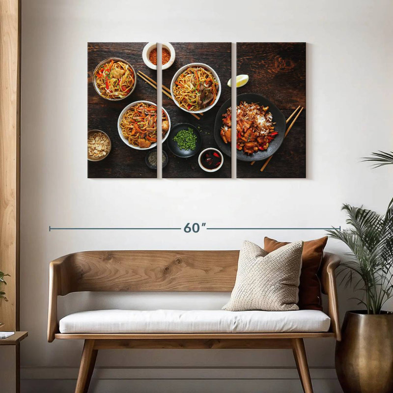 Bols de cuisine asiatique Yarlin, H 28 po x l 45 po