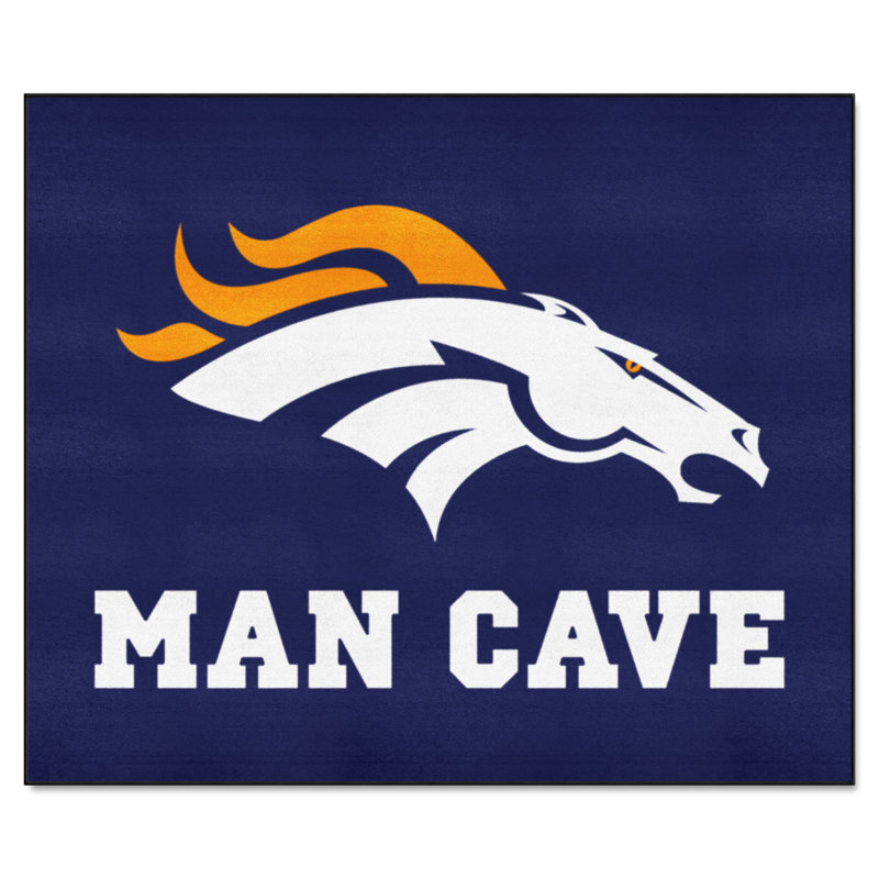 NFL Indoor Rug, Rectangle 5' x 8', Denver Broncos