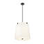 Luminaire suspendu 5 lumières Regene en nickel brossé-1770679780