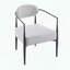 Fauteuil d'appoint rembourré Mid-Century-1547770812