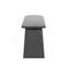 Banc de bar gris Jasmine