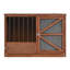 Mobilier de caisse pour chien en bois massif, chenil d'intérieur pliable avec table de bout multifonctionnelle rotative à 360 ° pour petits et moyens chiens, cage pour animaux portable avec plateau amovible et assemblage facile-1793641687