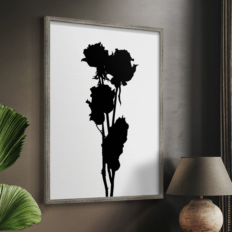 Pressed Memory III Framed Print - Solid Wood, 15" H x 12" W