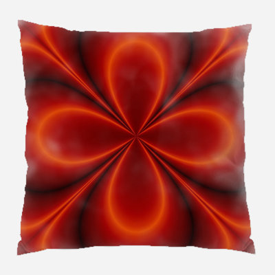 Abstract Geometric Microsuede Reversible Throw Pillow