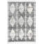 Tapis gris à motif géométrique Hedlund-1270279162