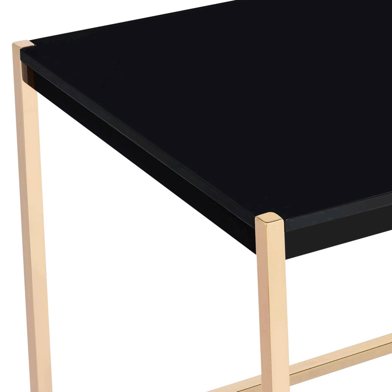 Midriaks Writing Desk w/USB Port, Black