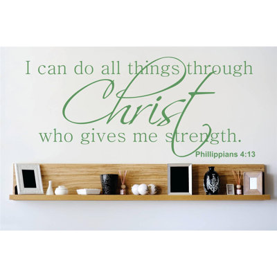 Text & Numbers Wall Decal