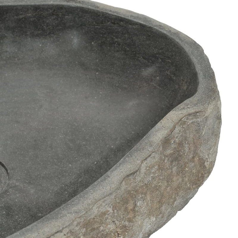 World Menagerie Thinder Stone Oval Sink, 15cm H x 53cm W x 41cm D