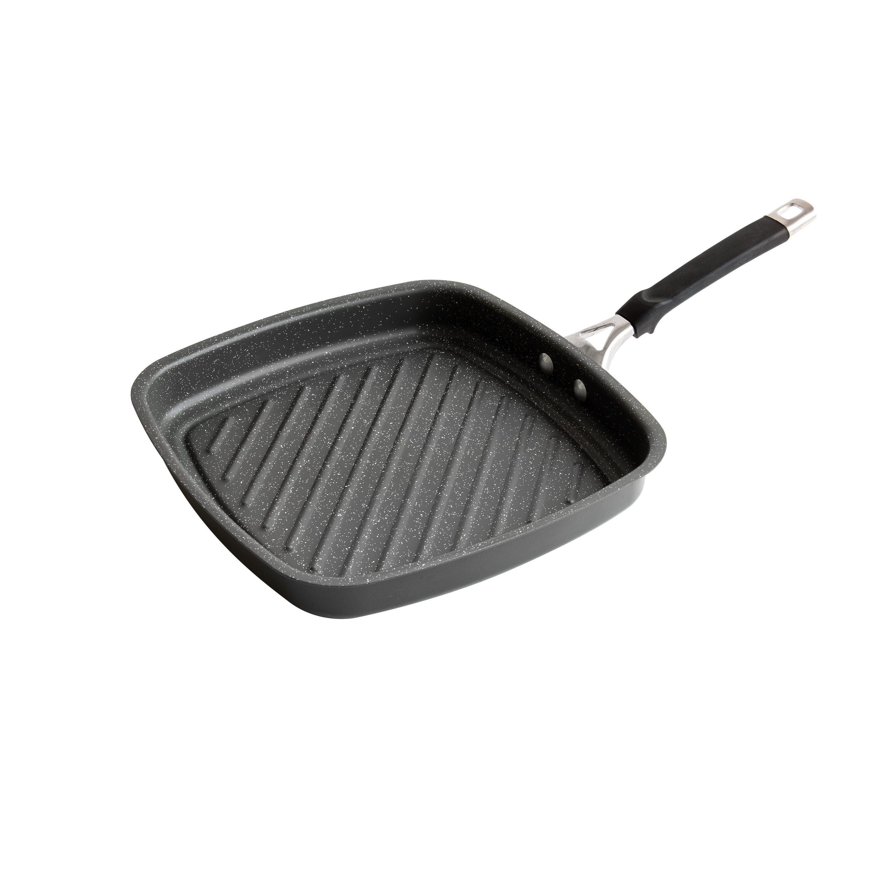 KitchenAid Hard Anodized Induction Nonstick Stovetop Grill Pan, 11.25-Inch,  Matte Black - 11.25