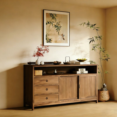 Chinese-style retro minimalist high-end sideboard