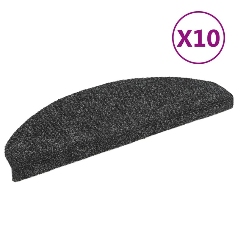 Georgescu Non-Slip Gray Stair Tread, 10