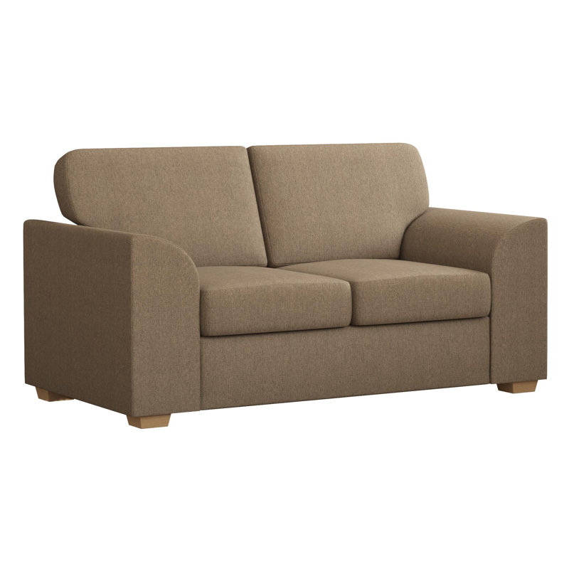 Modo Three Seater and Two Seater, Fixed Back, Nutmeg