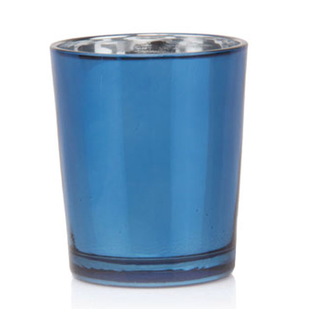 2.5cm Metal Tabletop Votive Holder, Cobalt