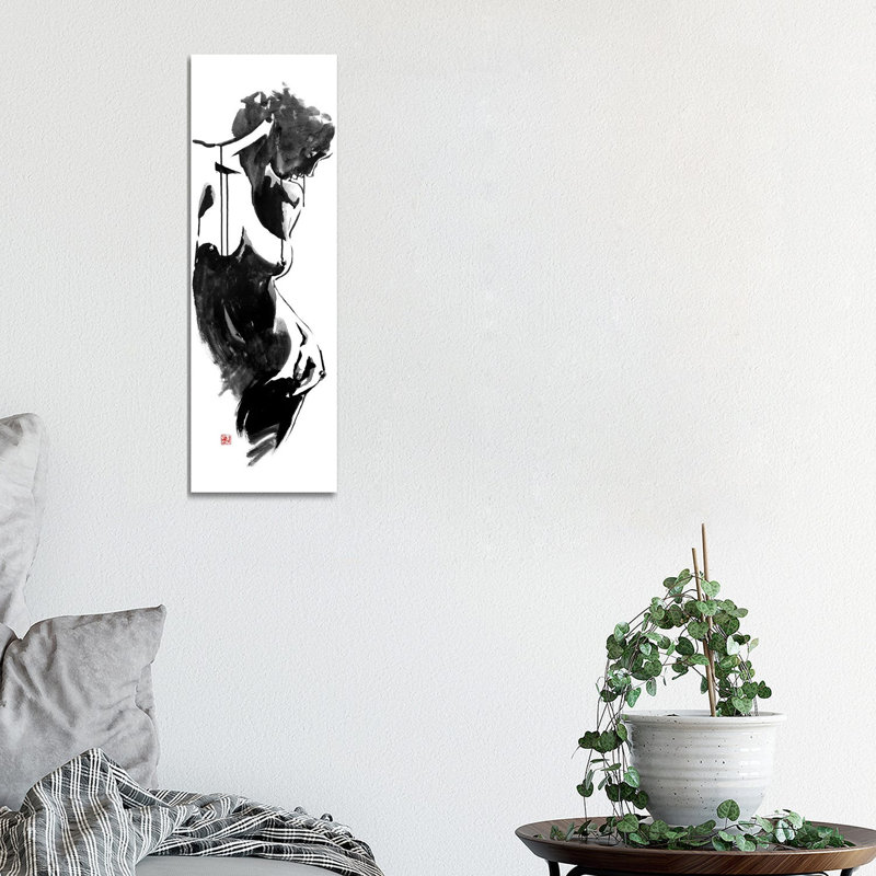 Morning by Péchane - Panoramic Print on Canvas, Wrapped Canvas, 30.48 cm H x 91.44 cm W x 1.91 cm D