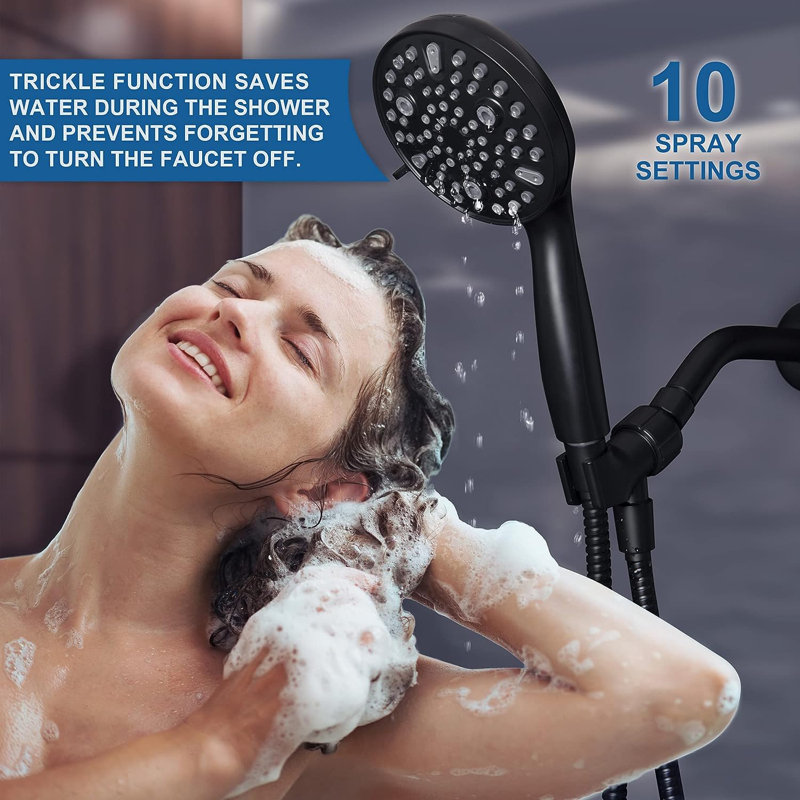 Handheld Shower Head 2.5 GPM GPM, Matte Black