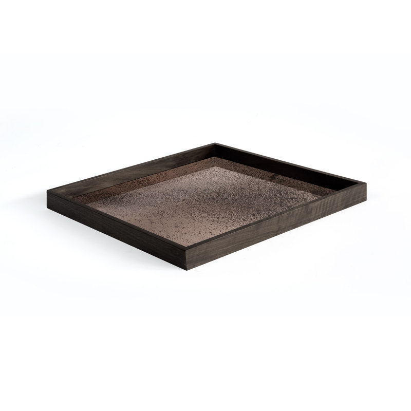 Classics Mirror Decorative Tray, 1.6" H x 20.1" W x 20.1" D