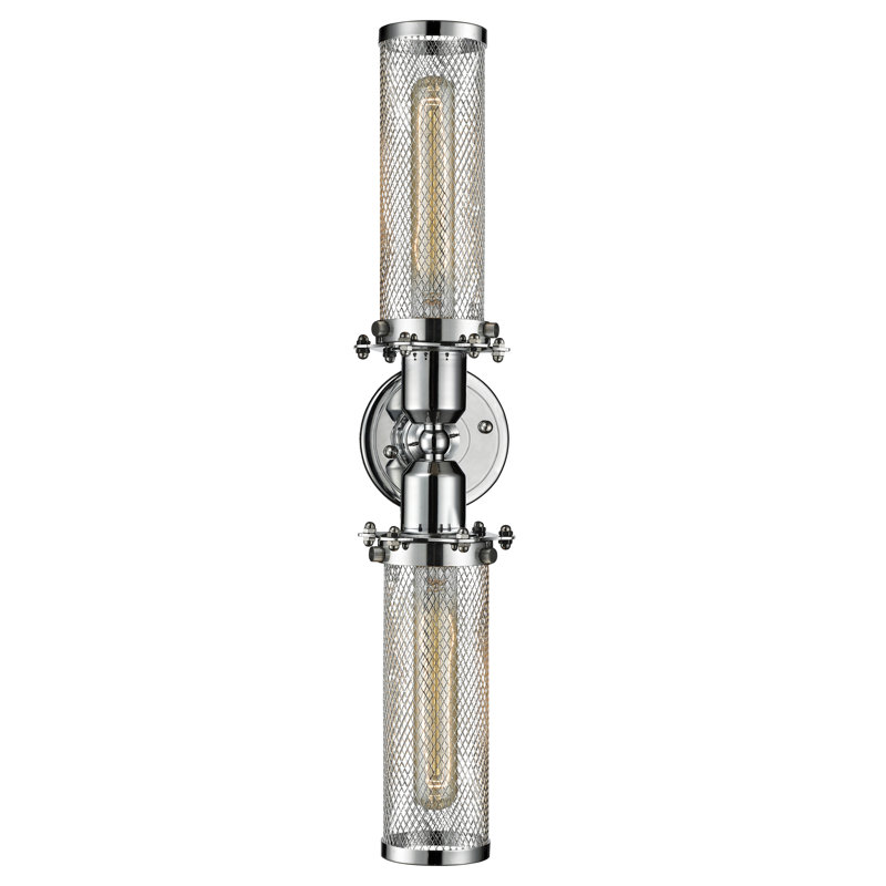 2 - Light Vanity Light, Polished Chrome