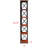 Darek 63.75" H x 12" W Corner Bookcase-837373559