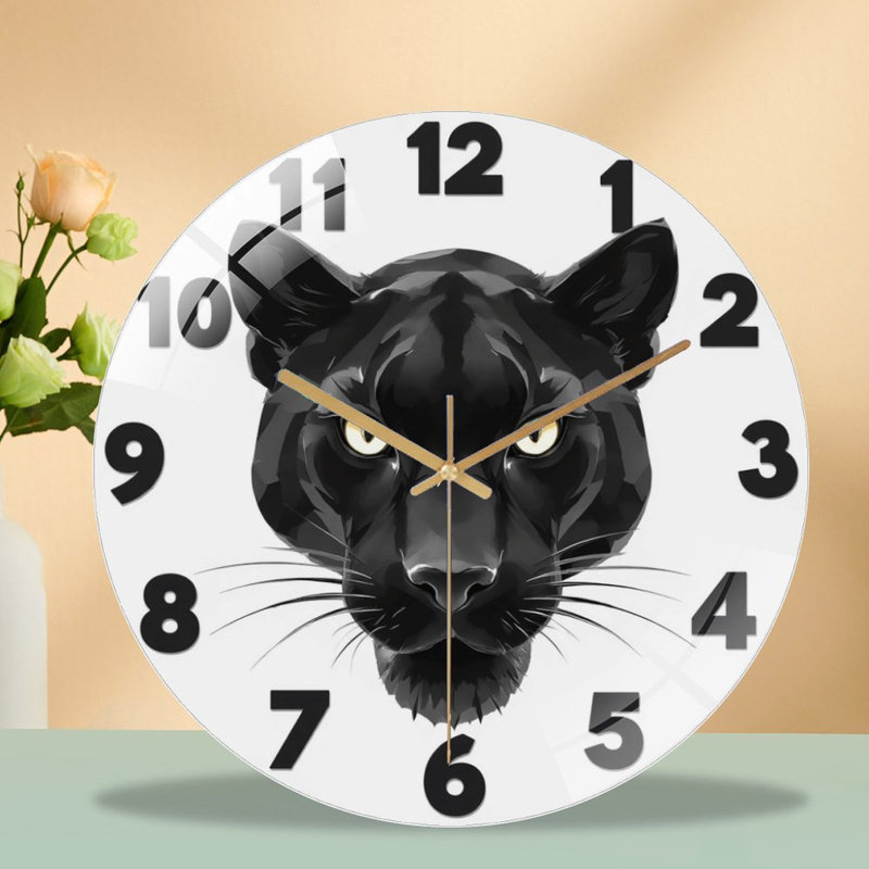 Horloge murale 12 po Black Panther