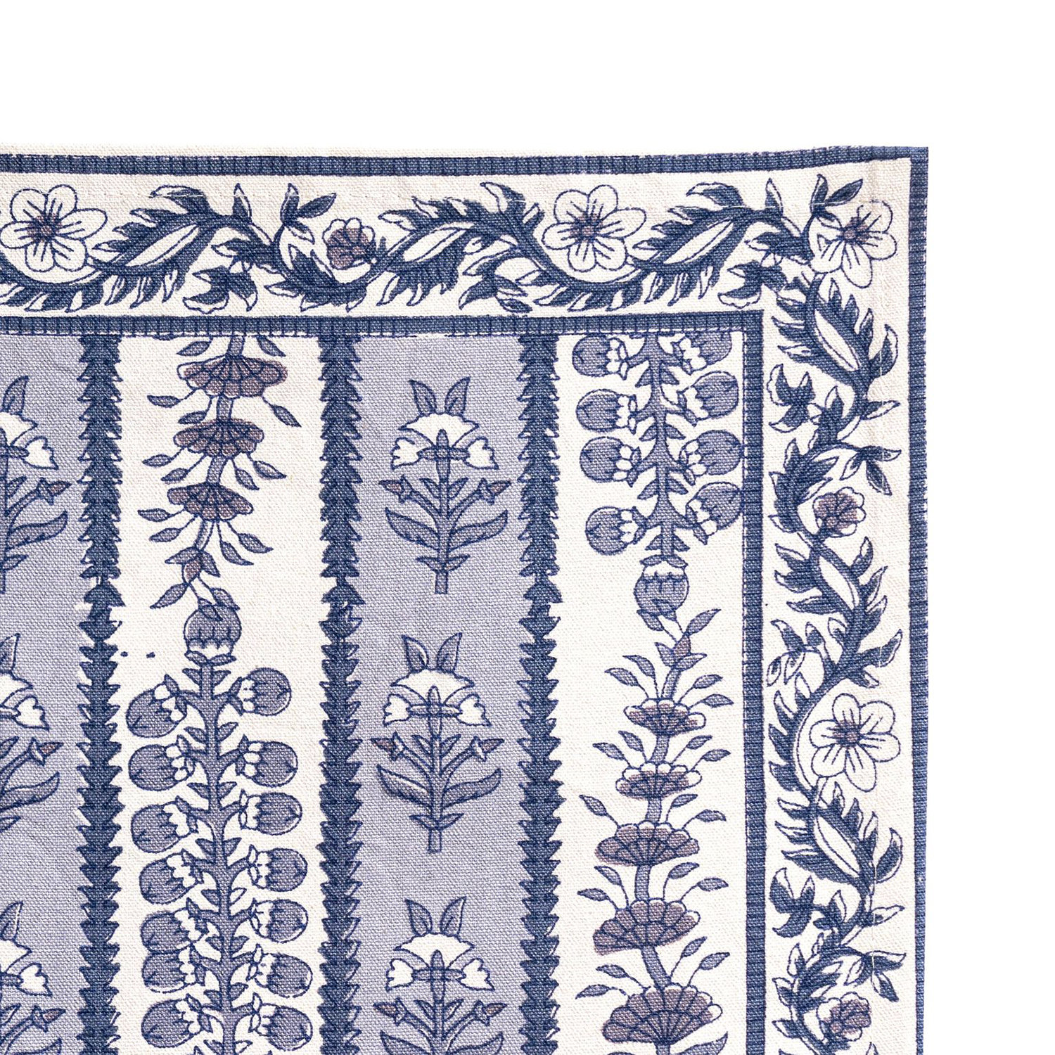Charlemont Cotton Placemat, Blue/Marine