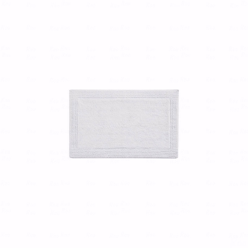 Tapis 100% coton touffeté 3000 g / m² réversible 21 x 34 po, Rectangle 1 pi 9 po x 2 pi 10 po
