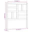 Bassilly Solid Wood Headboard-504916064-504916071